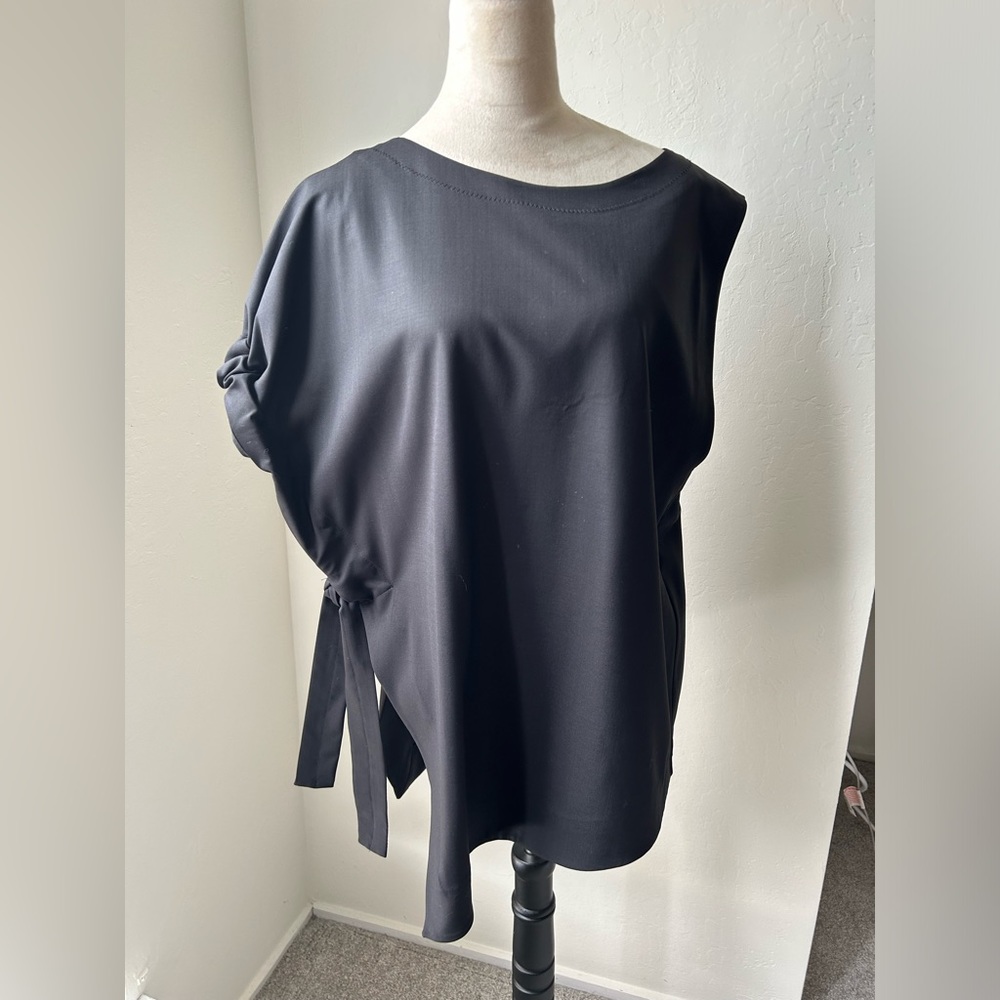 COS Black Blouse